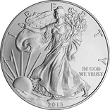 2015 1 OZ AMERICAN SILVER EAGLE
