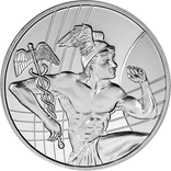 1 OZ SILVER ROUND SUNSHINE MERCURY