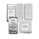 250 GRAM SILVER BAR
