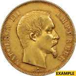 50 FRANC FRENCH GOLD COIN