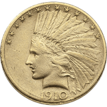 $10 U.S. GOLD INDIAN VF