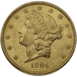 $20 U.S. GOLD LIBERTY AU