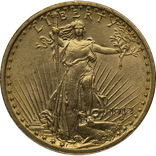 $20 U.S. GOLD SAINT XF