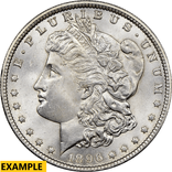 1896 $1 SILVER MORGAN BU